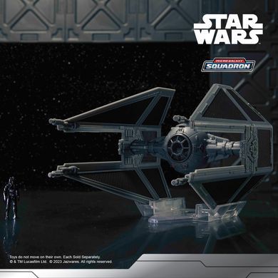 Star Wars Игровая коллекционная фигурка Small Vehicle Транспорт и фигурка TIE Interceptor 7.5см SWJ0078 фото