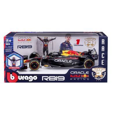 Автомодель з фігуркою - RED BULL RACING RB19 (1:24) 18-28036 фото
