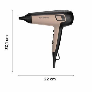 Rowenta Фен Rowenta Renew, 2100Вт, 3 режими, дифузор, іоніз-я, хол. обдув, коричнево-чорний CV5E30E0 фото