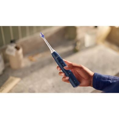 Philips Щітка зубна електр., Sonicare 6100 Series, 62т. колив/хв, насадок-1, футляр, синій HX7403/05 фото