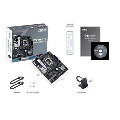ASUS PRIME H610M-A WIFI D4 s1700 H610 2xDDR4 M.2 HDMI D-Sub DP Wi-Fi BT mATX 90MB1C80-M0EAY0 фото