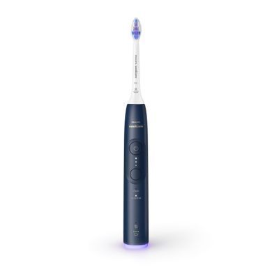 Philips Щітка зубна електр., Sonicare 6100 Series, 62т. колив/хв, насадок-1, футляр, синій HX7403/05 фото