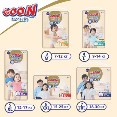 Трусики-подгузники GOO.N Premium Soft для детей 15-25 kg (размер 6(XXL), унисекс, 60 шт) 863230-2 фото