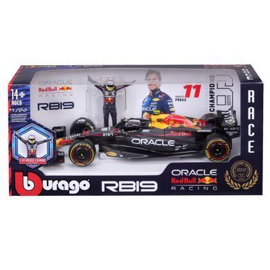 Автомодель з фігуркою - RED BULL RACING RB19 (1:24) 18-28036 фото