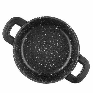 ARDESTO Cookware set Gemini Anzio, 6 pcs, aluminum, black AR1906AS фото