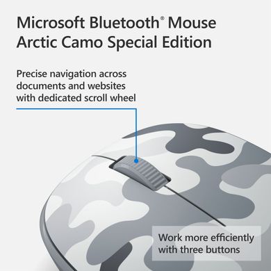 Microsoft Мышь Camo SE Bluetooth White 8KX-00012 фото