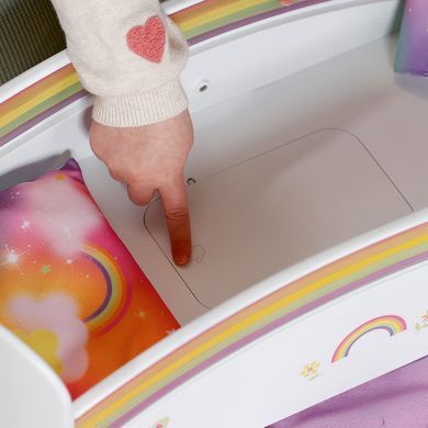 Кроватка для куклы BABY BORN - СОН НА РАДУГЕ (звук, свет, с постельным набором) 835999 фото