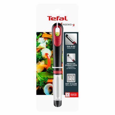 Tefal Tefal Peeler, Ingenio+, stainless steel, plastic, red-black