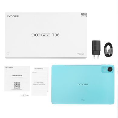 Doogee Планшет T36 12" 8ГБ, 256ГБ, LTE, 8800мА&bull;г, Android, синій 6923740246917 фото