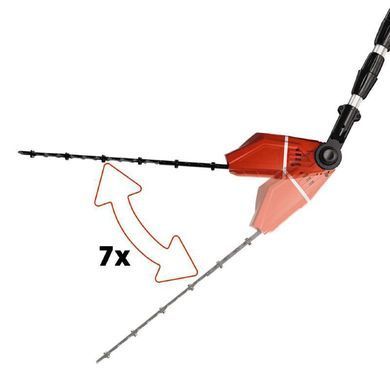 Einhell Кущоріз телескопічний акумуляторний GE-HH 18/45 Li T - Solo, 18В, 450мм, штанга 0.88-1.82м, 4.28кг, без АКБ і ЗП 3410866 фото