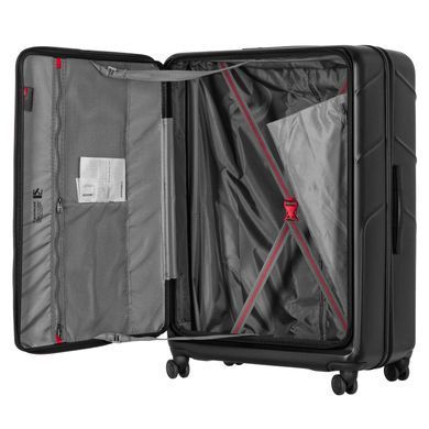 Wenger Набір валіз Wenger Amplix Hardside, полікарбонат, (S+M+L), TSA, 4 колеса, EXP, чорний 653335 фото