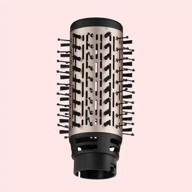Remington Фен-щетка Coconut Smooth, 1000Вт, режимов-2, ионизиция, хол. обдув, 2 насадки, черно-розовый AS5901 фото