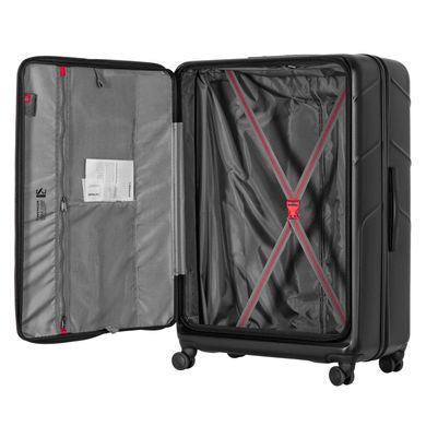 Wenger Набір валіз Wenger Amplix Hardside, полікарбонат, (S+M+L), TSA, 4 колеса, EXP, чорний 653335 фото