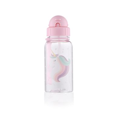 ARDESTO Пляшка для води дитяча Unicorn, 500мл, пластик, рожевий AR2252PD фото