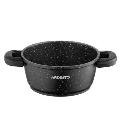 ARDESTO Cookware set Gemini Anzio, 6 pcs, aluminum, black AR1906AS фото