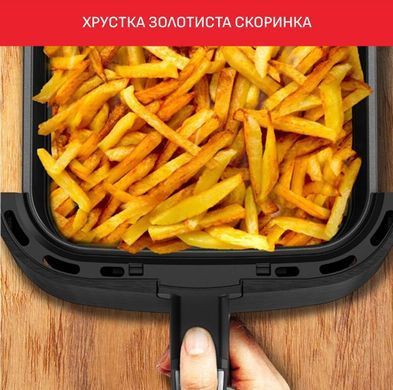 Moulinex Мультипіч EasyFry&Grill Digital, 1550Вт, чаша-4.2л, сенс. керув., пластик, сірий EZ505D10 фото
