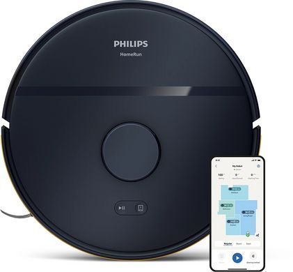 Philips Робот-пылесос Series 2000, h=40.3см, влажная уборка, конт пыль -0.25л, автон. раб. до 130мин, НЕРА 11 XU2000/10 фото