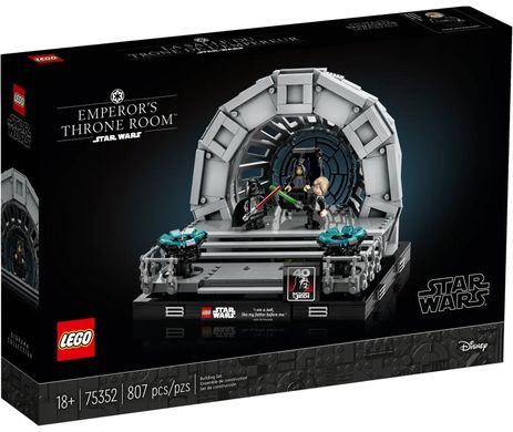 Конструктор LEGO Star Wars Діорама «Тронна зала імператора» 75352 фото