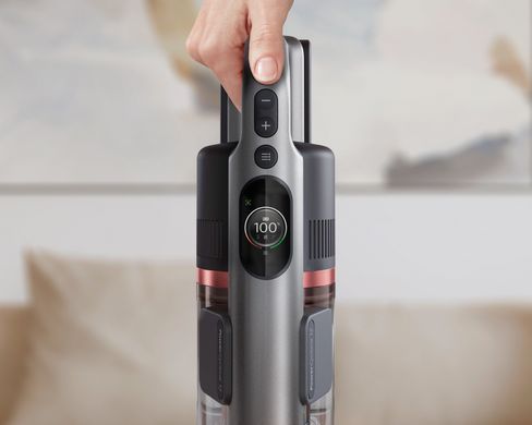 Philips Пылесос беспроводный Aqua Plus, влажная уборка, конт пыль -0.6л, автон. раб. до 80мин, вес-1.7кг, турборежим, черный XC7055/01 фото