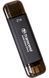 Transcend Портативний SSD Transcend 2TB USB 3.1 Gen 2 Type-A + Type-C ESD310 Чорний 2 - магазин Coolbaba Toys