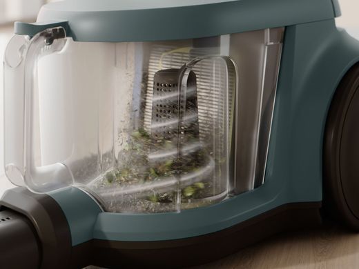 Electrolux container VC, 850W, dust cont -2l, HEPA12, 3 nozzles, green EL31C2OG фото
