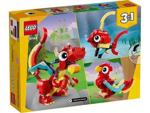 LEGO Конструктор Creator Червоний Дракон 31145 фото