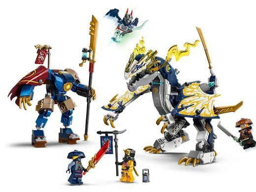 LEGO Конструктор LEGO Ninjago Розбійник: Робот-вершник на драконі 71843 фото