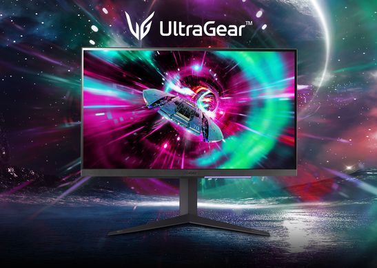 LG Монитор 27" 27GR93U-B 2xHDMI, DP, USB, Audio, IPS, 3840x2160, 144Hz, 1ms, DCI-P3 95%, G-SYNC, FreeSync, Pivot, HDR400 27GR93U-B фото
