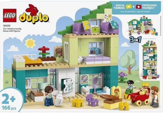 LEGO Конструктор LEGO DUPLO Town Сучасний родинний будинок із фігурками 10470 фото