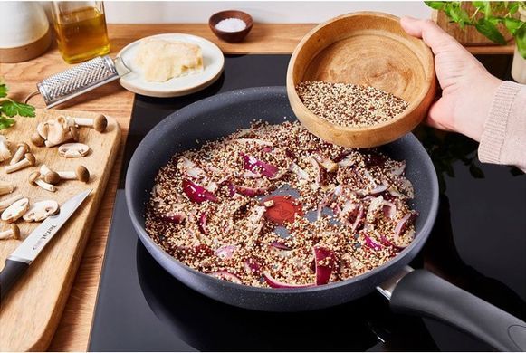 Tefal Сковорода Healthy Chef, 24см, алюміній, сірий G1500472 фото