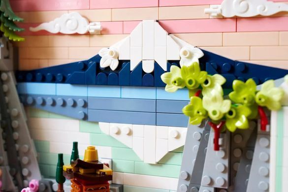 LEGO Конструктор LEGO ART Японський пейзаж із цвітом сакури 31218 фото