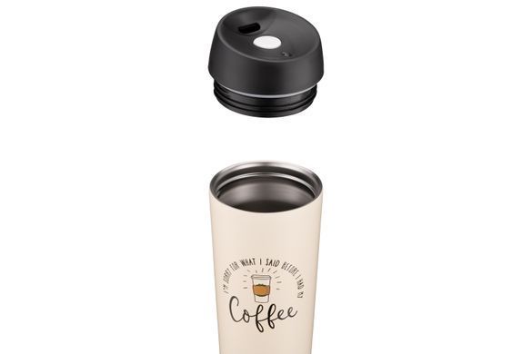 ARDESTO Термочашка Coffee Time 450 мл, нержавеющая сталь, бежевый AR2645C фото
