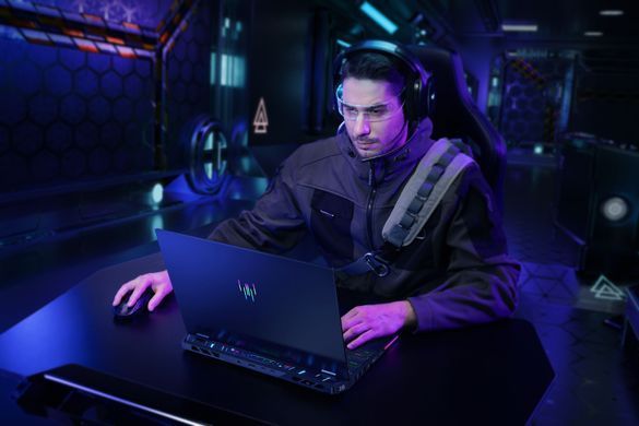 Acer Ноутбук Predator Helios 16 PH16-73 16" OLED, Intel U9-275HX, 32GB, F1TB, NVD5070Ti-12, Lin, чорний NH.QW3EU.002 фото