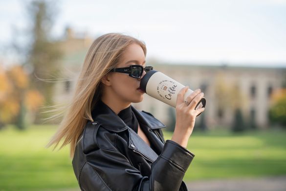 ARDESTO Термочашка Coffee Time 450 мл, нержавеющая сталь, бежевый AR2645C фото