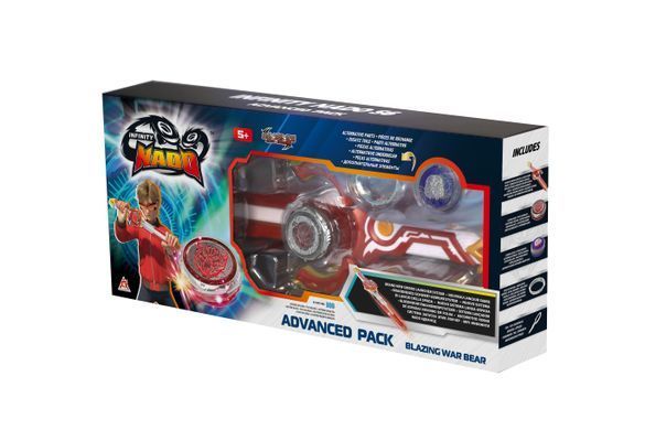 Infinity Nado Волчок VI серия Advanced Pack Blazing War Bear Пылающий Боевой медведь EU654132 фото
