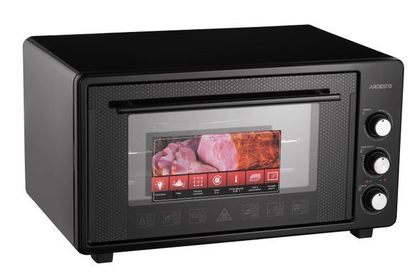 Електрична міні-піч Ardesto MEO-S50GB - 1600Вт/50 л./гриль/рожен/таймер/чорний MEO-S50GB фото