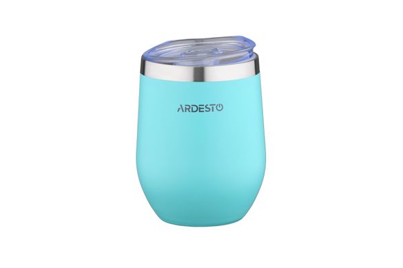Термочашка Ardesto Compact Mug 350 мл, нержавеющая сталь, голубой AR2635MMS фото
