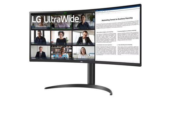 LG Монітор LG 34" 34WR55QK-B 2xHDMI, DP, USB-C, Audio, VA, 3440x1440, 100Hz, sRGB 99%, HAS, HDR10 34WR55QK-B фото
