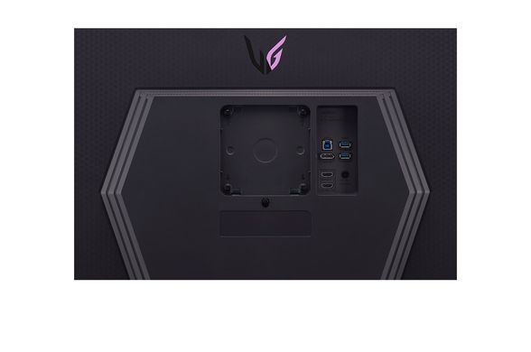 LG Монитор 27" 27GR93U-B 2xHDMI, DP, USB, Audio, IPS, 3840x2160, 144Hz, 1ms, DCI-P3 95%, G-SYNC, FreeSync, Pivot, HDR400 27GR93U-B фото