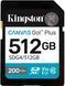 Kingston Карта памяти Kingston SD 512GB C10 UHS-I U3 V30 R200/W160MB/s 1 - магазин Coolbaba Toys