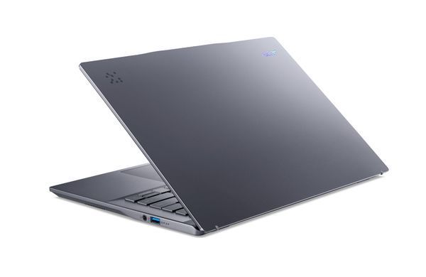Acer Ноутбук Swift 14 AI SF14-11 14.5" WQXGA IPS, Quallcomm X1P-64-100, 16GB, F1TB, UMA, Win11, сірий NX.KZXEU.001 фото