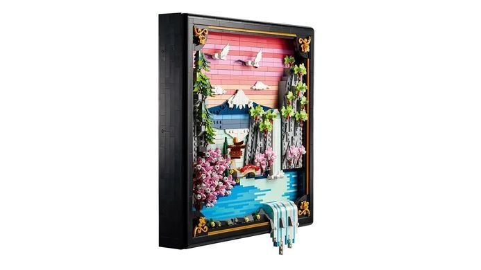 LEGO Конструктор LEGO ART Японський пейзаж із цвітом сакури 31218 фото