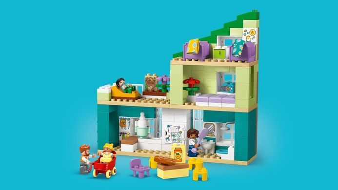 LEGO Конструктор LEGO DUPLO Town Сучасний родинний будинок із фігурками 10470 фото