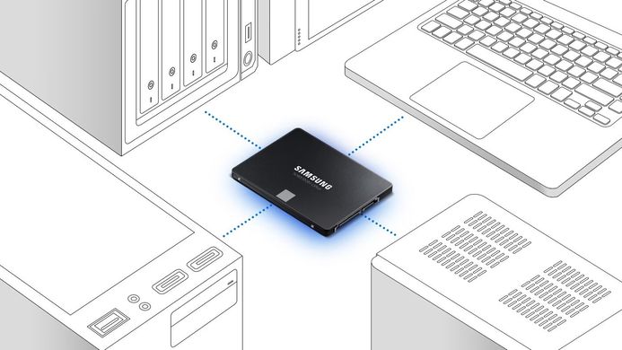 Samsung Накопичувач SSD 2.5" 500GB SATA 870EVO MZ-77E500B/EU фото