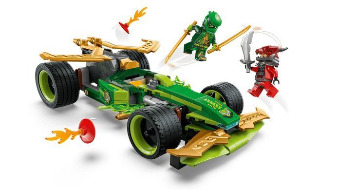 LEGO Конструктор LEGO Ninjago Автомобіль для перегонів Лойда з інерційним двигуном 71828 фото