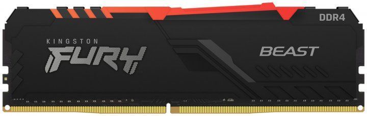 Kingston Память ПК DDR4 32GB KIT (16GBx2) 3200 FURY Beast RGB KF432C16BB12AK2/32 фото