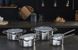Tefal Набір посуду Nordica, 10 пр., нержавіюча сталь, скло 5 - магазин Coolbaba Toys