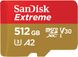 Карта памяти SanDisk microSD 512GB C10 UHS-I U3 R190/W130MB/s Extreme V30 + SD 1 - магазин Coolbaba Toys