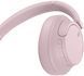 Sony Навушники Over-ear WH-CH720N BT 5.2, ANC, SBC, AAC, Wireless, Mic, Рожевий 5 - магазин Coolbaba Toys