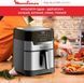 Moulinex Мультипіч EasyFry&Grill Digital, 1550Вт, чаша-4.2л, сенс. керув., пластик, сірий 2 - магазин Coolbaba Toys